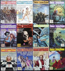Fantasy & Science Fiction: 1986 (Complete) - Volume 70 & Volume 71, (12 issues)