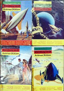 Fantasy and Science Fiction (UK): Volume III, #1 - #4 (1954) (4 issues)