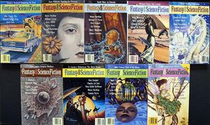 Fantasy & Science Fiction: 1993 - Volume 84, #1, #2, #4 - 6 & Volume 85, #1 - 5 (9 issues)