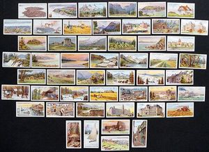 Complete Set of 50 'Overseas Dominions: Canada' Wills Cigarette Cards (1914)