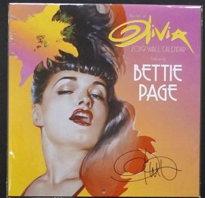 Olivia with Bettie Page: Calendar 2019 by Olivia De Berardinis