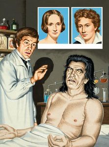 Mary Shelley's Monstrous Dream of Frankenstein's Creation art by John Keay