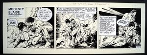 Modesty Blaise Daily Strip #7581 art by Enric Badia Romero