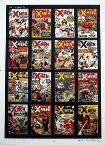 PUBLISHER'S PROOF PAGE: Photo-Journal Guide to Comic Books - The X-Men 1 - 16 by Ernst Gerber, introduction by Stan Lee