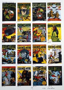 PUBLISHER'S PROOF PAGE: Photo-Journal Guide to Comic Books - Green Lantern 1 - 16 by Ernst Gerber, introduction by Stan Lee