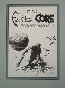 Edgar Rice Burroughs 8 Earth's Core art by Frank Frazetta