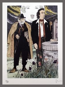 La Voce della Luna   (Fellini) art by Milo Manara