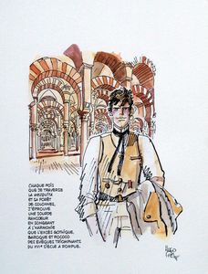 Mesquita art by Hugo Pratt