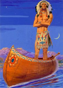 Hiawatha art by F Stocks May