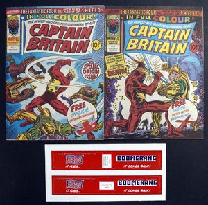 Captain Britain issues #1 & #2 (Includes Gift) by Chris Claremont
