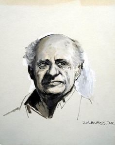 Portrait 1962 art by John M Burns