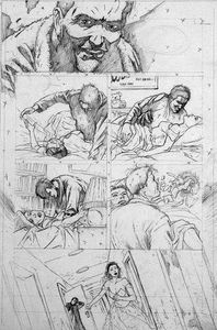 The Dreaming: Pencils art by Peter Doherty