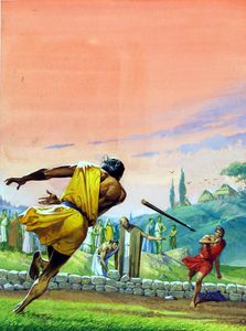 The Death of Remus: The Foundation of Rome art by Severino Baraldi