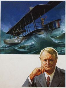 The Flight To A Fortune art by Severino Baraldi