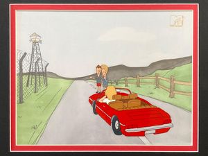 Beavis & Butthead - Animation Cel art by MTV Studios