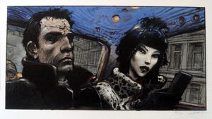 The Interview art by Enki Bilal