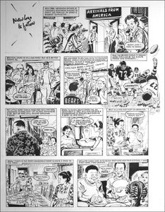 US Football Legend William Perry (FOUR pages) art by Jim Baikie