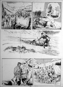 Call of the Wild - Dog Sleigh art by Bill Baker