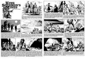 King Solomon's Mines Pages 7 and 8 (two pages) art by Bill Baker