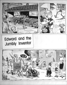 Edward and the Jumbly Inventor (COMPLETE 4 PAGE STORY) art by Jesus Blasco