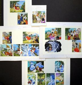 Giselle (FOUR Pages) art by Severino Baraldi