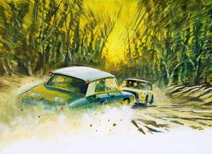 Head On Collision art by Graham Coton