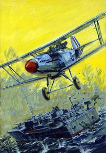 War Picture Library cover #2028  'Wingless Wonder' art by Graham Coton