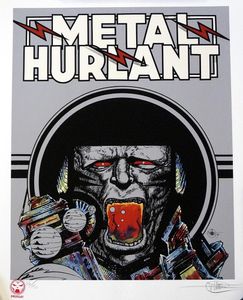 Metal Hurlant art by Philippe Druillet