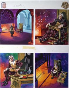 Beauty and the Beast - A Magical Meal art by Ron Embleton