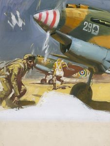 War Picture Library cover #149  'The Sky's the Limit' art by Pino Dell'Orco