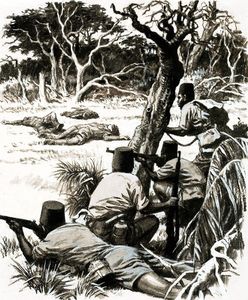 Ambush! art by Cecil Doughty