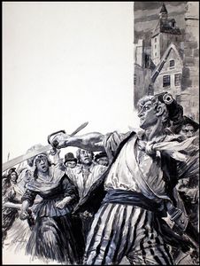 The Story of France - Bastille Day art by Cecil Doughty