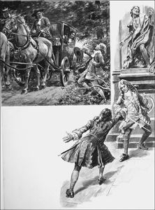 When they were Young George Frederic Handel art by Cecil Doughty