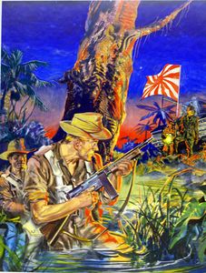 War Picture Library cover #47  'The Green Hell' art by Giorgio De Gaspari
