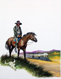 The Winning of the West art by Ron Embleton