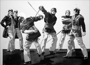 Otto von Bismarck The Young Blade art by Harry Green