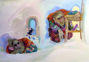 Jack & The Beanstalk - The Enchanted Goose art by Gwen Green