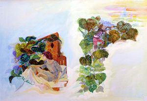 Jack & The Beanstalk - The Beanstalk Appears art by Gwen Green