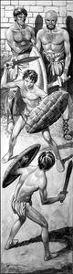 Future Soldiers of Ancient Greece art by Peter Jackson