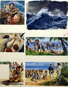Captain Bligh art by Peter Jackson