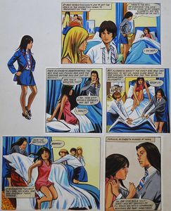 Enid Blyton's The Naughtiest Girl in the School: Episode 5 (THREE pages) art by Tony Higham