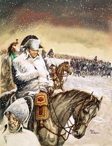 Napoleon's Retreat from Moscow art by Peter Jackson