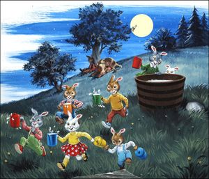 Brer Rabbit and the Milk Cow Blues art by Virginio Livraghi
