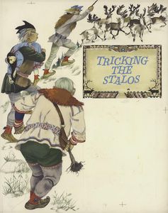Tricking The Stalos art by Janet & Anne Grahame Johnstone