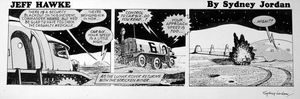 Jeff Hawke daily strip 7176 art by Sydney Jordan