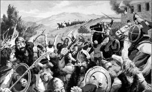 Battle for Orleans art by Jack Keay