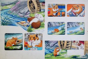 Riverbank Tales: Lunch on the River art by Eric Kincaid