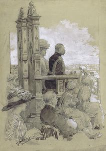 The Calcutta Durbah in 1912 art by Fortunino Matania