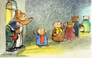 The Wind in the Willows: Rat and Mole Bid Farewell art by Philip Mendoza