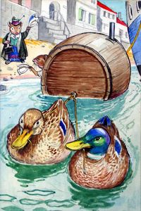 Katie Country Mouse Goes to London: Tug art by Philip Mendoza